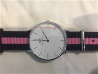 Armbanduhr Daniel Wellington Dame Classic Winchester in Vernickelt stahl roségold DW00100033 - DW00100033